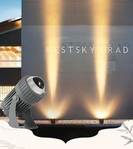 Proiettore a <span class=keywords><strong>LED</strong></span> a fascio stretto 10W per uso esterno IP65 Rating impermeabile in alluminio per hotel giardini COB Chip per colonne romane - Product Image 6