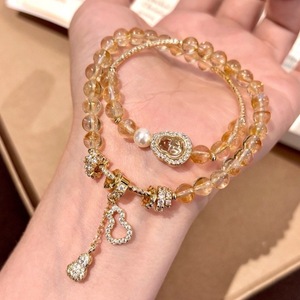 Braccialetto Romantico in Ametista Lavanda e Quarzo Rosa |   <span class=keywords><strong>Gioielli</strong></span> in Cristallo Curativo Radiante "Lady Pink" |   Regalo per la Manifestazione della Gioia e dell'Amore - Product Image 5