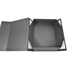 Folding <b>Box</b> Large Storage Empty <b>Box</b> Black and White Magnetic Flip Cover <b>Box</b> - Product Image 1