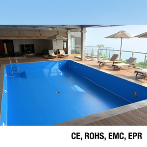 Liner de <span class=keywords><strong>piscine</strong></span> en PVC bleu océan renforcé de 1,5 mm avec protection anti-UV pour piscines enterrées - Product Image 5
