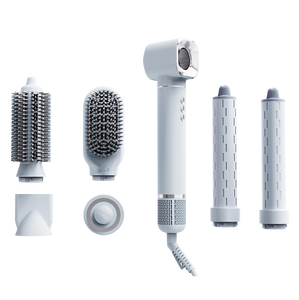 ชุดไดร์เป่าผม WESHCAN Ionic Electric ความเร็วสูง 110,000 รอบต่อนาที 7-in-1 พร้อมหวีสองแบบ แกนม้วนผม หัวเป่าแบบรวมลม สำหรับใช้ในครัวเรือน - Product Image 2