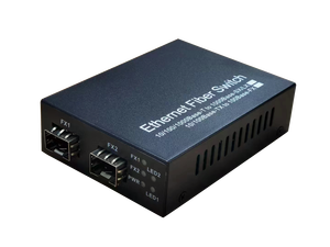 Convertisseur de média optique monomode Gigabit à succès avec 2 ports RJ45 et 2 ports SFP, transceiver optique SC 10/100/1000M A/B - Product Image 2