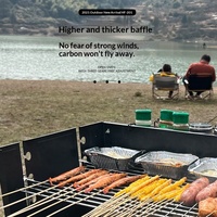 Barbecue moderne portable en métal pour extérieur, avec télécommande, idéal pour la maison, la cour et le camping