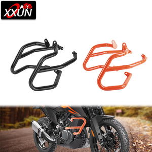 XXUN moto autoroute inférieur Crash Bar moteur garde pare-chocs cadre chute protecteur pour <span class=keywords><strong>KTM</strong></span> <span class=keywords><strong>390</strong></span> <span class=keywords><strong>Adventure</strong></span> 2020 2021 <span class=keywords><strong>2022</strong></span> 2023 - Product Image 1