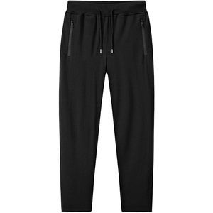 FOXA Pantalon de survêtement pour homme, bas ouvert, avec poches zippées, en polyester respirant, pour la salle de sport et les occasions décontractées - Product Image 1