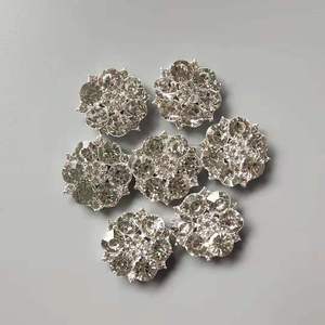 Boutons en cristal professionnels pour vêtements, chaussures, sacs, accessoires pour cheveux en alliage, fleurs en strass, cristal personnalisé - Product Image 3