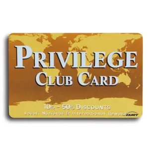 Platinum Membership Card Custom Plastic VIP Membership Privilege Club Card