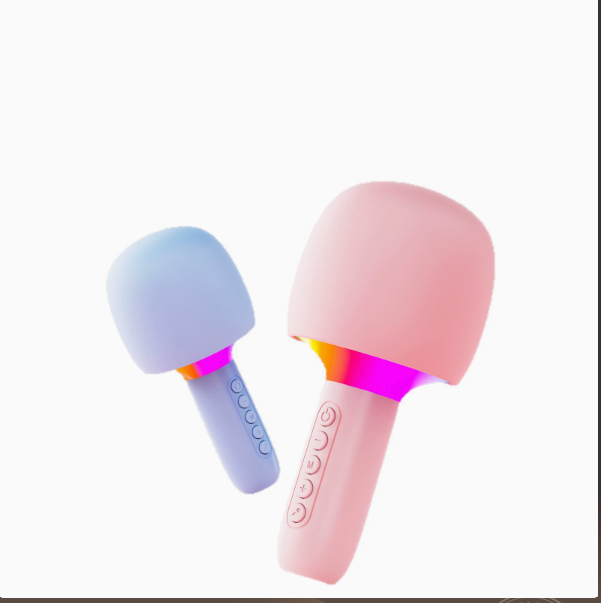 Microphone and Speaker Combo Microphone for Home Karaoke, Mobile Phone Wireless Bluetooth, Children's Family Karaoke