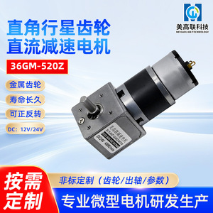 Motorreductor de CC Planet Geared 3122-36gm 520z-dgtr004 430rpm 24v con Imán Permanente y Montaje de Brida - Product Image 5