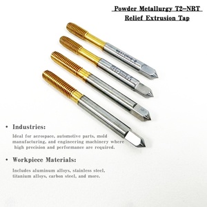 Grifo de procesamiento CNC de acero inoxidable premium y vástago de alivio de metalurgia en polvo, grifo de extrusión sin chip con herramientas roscadas - Product Image 3