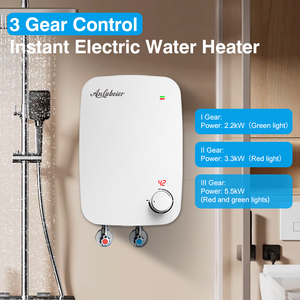 เครื่องทำน้ำอุ่นไฟฟ้าแบบทันที OEM สีตามสั่ง 3.5kW-5.5kW 220V สำหรับห้องน้ำ - Product Image 2