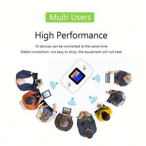 Modelos Explosivos Dnxt Mifis, Router 4G LTE Micro USB, Tarjeta SIM, 3000mAh Interno Inalámbrico, para Uso con Laptop - Product Image 4