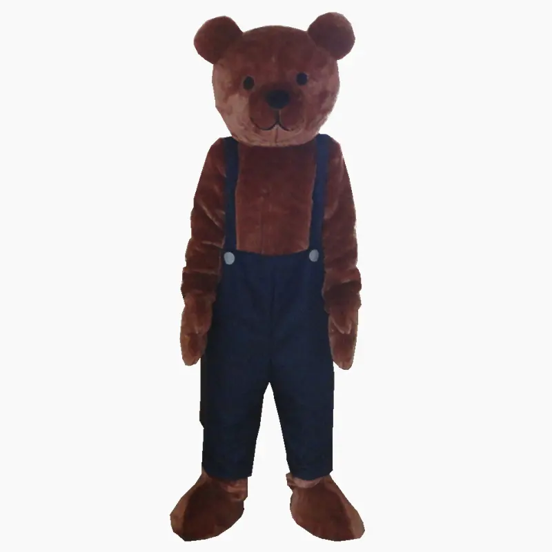 Hola 진한 갈색 곰 마스코트 의상/동물 마스코트 의상