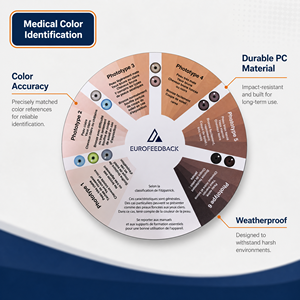 Carte <span class=keywords><strong>de</strong></span> couleurs personnalisée pour PC, étiquette d'identification en polycarbonate pour le marquage d'équipements médicaux, fourniture en gros OEM - Product Image 2