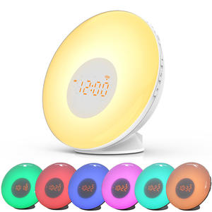 Luz de despertador Sunrise controlada por aplicación inteligente <span class=keywords><strong>con</strong></span> <span class=keywords><strong>Alexa</strong></span> y asistente de Google - Product Image 3