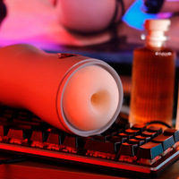 Antpop Herren-Masturbationsbecher Penisvergrößerung Dildo Masturbator ABS + Silikon Wasserdicht
