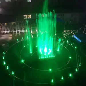 China Water Fountain Supplier Square Mini Pool RGB LED Light Water Fountain Price