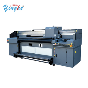 Impresora UV de cinturón de malla de cabeza 3 i3200 U1 de 1900mm de alta calidad para papel tapiz de cuero, panel de madera, pegatina para coche - Product Image 3