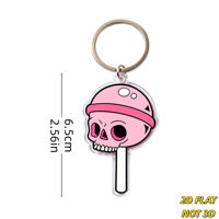 Porte-clés Sucette Rose Gothique, Breloque Bonbon, Accessoire Acrylique pour Bonnets, Sacs, Sacs à Dos, Design Audacieux et Mignon, Résistant aux UV et à l'Eau