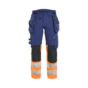 BLAKLADER - 702516488953C44 <b>Women</b>’s Hi-Vis <b>trousers</b> 4-way <b>stretch</b> Navy blue/Orange - EAN 7330509929018 HI-VIS WORKWEAR - Product Image 5
