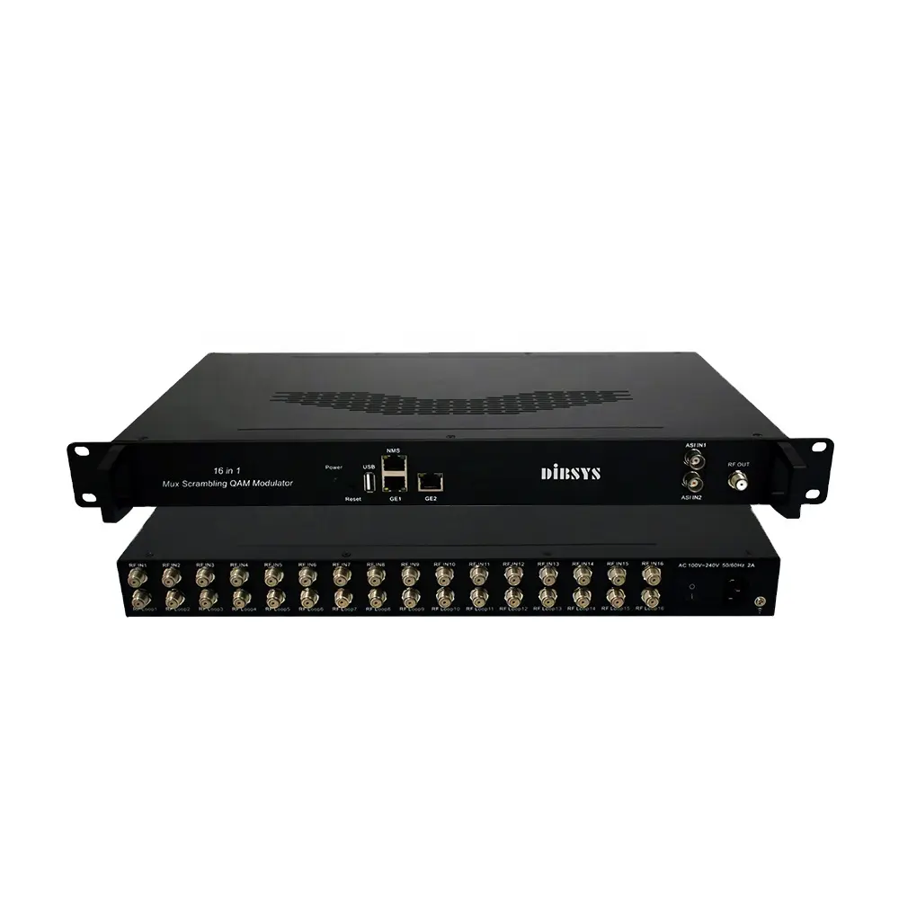Dvb-s2 headend ip to rf converter digital cable tv modulator for dvb c headend system