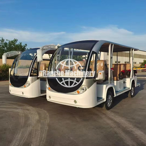 Shuttle Bus 8 Seaters Electric Sightseeing Coach White Sightseeing Pure Electric Car Coches eléctricos fabricados en China - Product Image 1