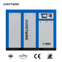Compresseur d'air à vis silencieux AIRSTONE OF-55VFD 55kW à aimant permanent, lubrifié à l'eau, sans huile, 380V, 75HP pour les industries propres