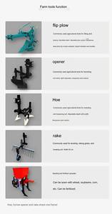 Arado Reversible Multifuncional de Alta Productividad para Tractores Pequeños y Cultivadores de Tipo Andador - Product Image 4
