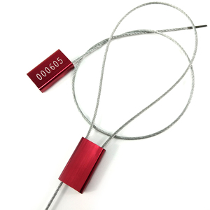 Joints de câble en acier Serrure d'expédition de sécurité en métal Tamper Evident Container Seals Tags Pull Tight Steel Wire Ties for Truck Trailer - Product Image 6