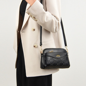 Women Branded Trend Hand Bag Female Causal Shoulder Handbags Embroidery Thread <b>Small</b> PU Leather Crossbody Bags - Product Image 5