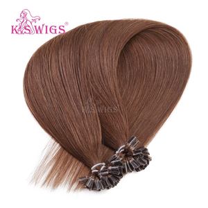 Extensions de cheveux K.SWIGS à double trame, pointe en U, qualité supérieure, cheveux vierges, naturels, doux et durables, style quotidien européen et américain - Product Image 5