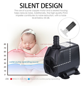 Bomba de fuente de agua sumergible 2000LPH 35W, máquina de bombeo de agua ajustable, bomba sumergible silenciosa para acuario - Product Image 5