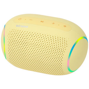 Haut-parleur Bluetooth <span class=keywords><strong>en</strong></span> forme de ballon de football avec lumières RGB dynamiques |   Portable, 10 heures d'autonomie, pour les fêtes à la maison et <span class=keywords><strong>en</strong></span> plein air - Product Image 1