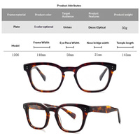 Monturas de Gafas Ópticas Unisex Hechas a Mano con Lentes Transparentes de Acetato, Ligeras y Duraderas, Personalizadas, Suministro al por Mayor OEM ODM Sunray