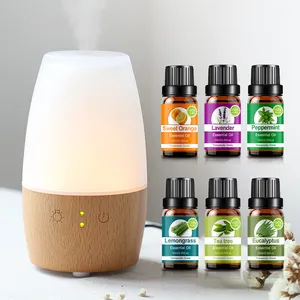 private label 100% Pure Therapeutic Grade Lavender Oil Organic Aromatherapy Fragrance Perfume 4 6pcs Gift Set Essential Oil