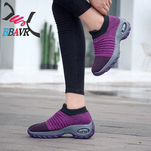 Chaussettes de sport et de loisirs pour femmes, grande taille, coussin d'air respirant, idéales pour l'automne et le printemps, compatibles avec les chaussures – Meilleures ventes - Product Image 4