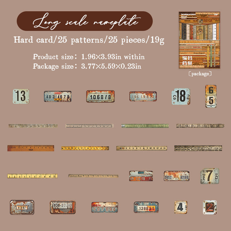 C Long-footed nameplates