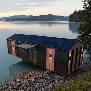 Sistema de elevación hidráulica para el hogar contemporáneo de un solo piso, paredes compuestas aisladas de <span class=keywords><strong>tres</strong></span> pisos, torre vertical de acero en expansión - Product Image 1