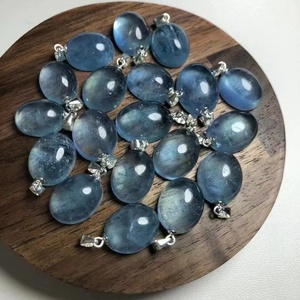 Hecho a mano plata esterlina moda curación piedras cristal joyería <span class=keywords><strong>Natural</strong></span> <span class=keywords><strong>aguamarina</strong></span> encanto <span class=keywords><strong>colgante</strong></span> - Product Image 5