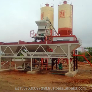 <b>CONCRETE</b> PLANT <b>Concrete</b> Mixing Batching Plant <b>Concrete</b> Aggregate Cement <b>Machine</b> Stationary cement factory plant - Product Image 1
