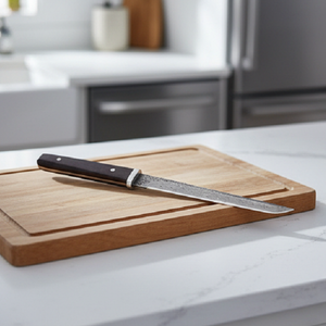Cuchillo japonés Tanto de acero de Damasco con hoja fija, mango de ébano y acrílico, mini <span class=keywords><strong>cuchillos</strong></span> para acampar y cazar - Product Image 3