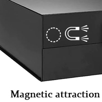 Boîte cadeau rigide magnétique personnalisée, style livre, en carton avec doublure en éponge et ruban pour ensembles de parfums, bougies et cosmétiques (recyclable)
