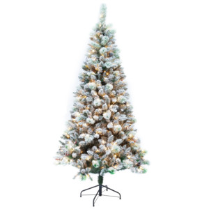 Arbre de Noël artificiel complet, vert, <span class=keywords><strong>sapin</strong></span> de Dunhill, avec support, ornement en verre pliant de 12 pieds, arbres de Noël avec lumières - Product Image 5