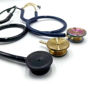 Estetoscopio de Doble Cabezal y Doble Cara para Medir la Presión Arterial, Color Rojo Rosa, Caja, Uso Corporal <span class=keywords><strong>Completo</strong></span>, Clase II, Acero Inoxidable - Product Image 6