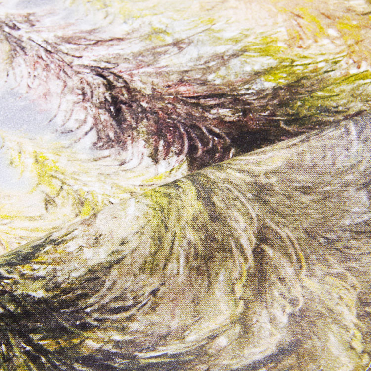 Home decorative print 100% cotton kitchen tea towel with hanging loop by BSCI BCI Oeko tex