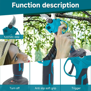 Sécateur sans fil Podofo 18V 30mm, machine à élaguer à batterie, ciseaux d'élagage pour jardin et arbres - Product Image 4