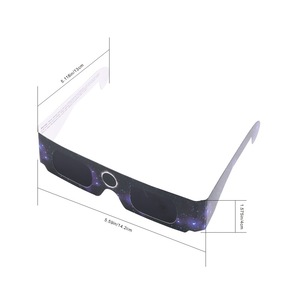 Gafas de Eclipse Solar de Cartón con Impresión OEM Personalizada, Certificadas por CE e ISO, para Ver <span class=keywords><strong>el</strong></span> <span class=keywords><strong>Sol</strong></span> Directamente - Product Image 4