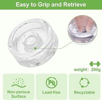 Kit complet de fermentation en verre écologique 32 oz, 2 pots à airlock industriels, poids en acier inoxydable pour choucroute, kimchi, cornichons