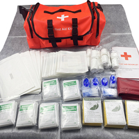 Trousse de Premiers Secours Complète pour Interventions d'Urgence, Sac de Traumatisme Urgentiste Orange
