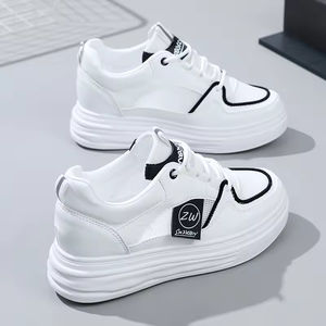 Mocasines con Cordones para Mujer, Primavera 2026, Impermeables, Transpirables, con Suela Gruesa, Zapatos Deportivos Casuales - Product Image 1